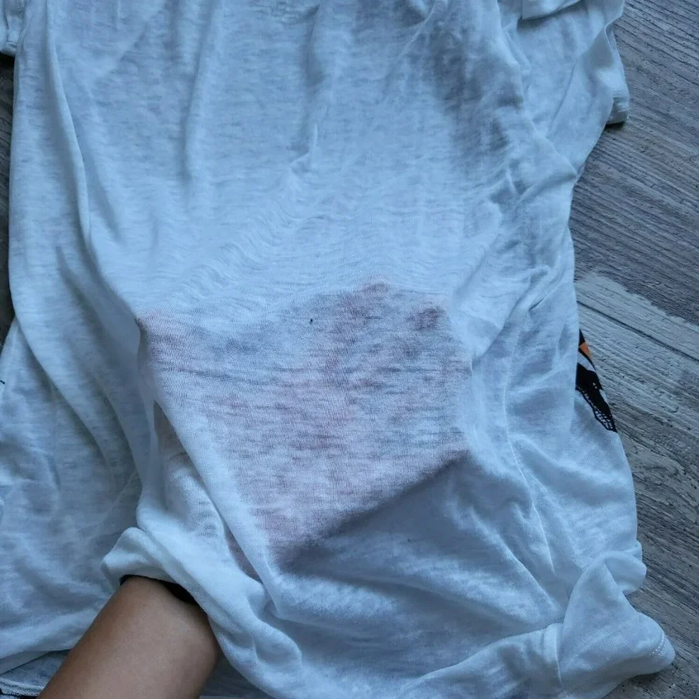 Jurassic World T-Rex Dinosaur White Light Short Sleeve  Neck Basic T Shirt M - Picture 5 of 7